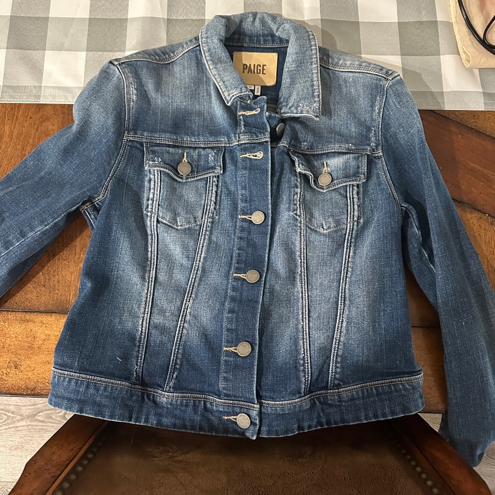 PAIGE Classic Blue Denim Jacket